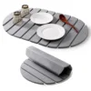 Oval - Medium gray