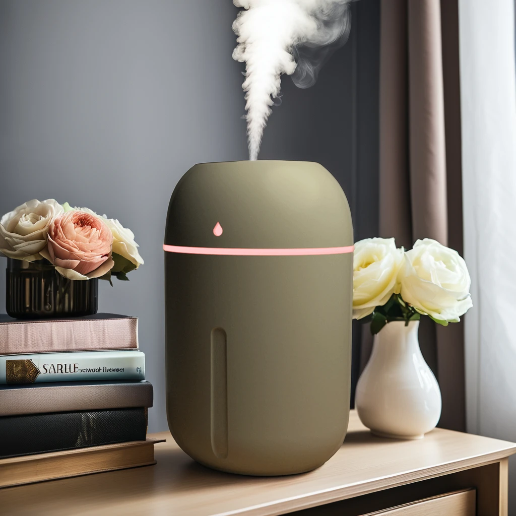 Portable 330ML Mini LED Night Light Ultrasonic Mute Air Humidifier with Aroma Function USB Cool Mist Humidifiers Car Home Office