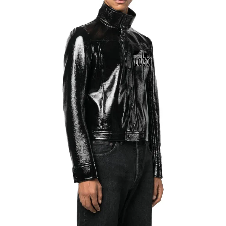 2024 autumn winter men's windproof slim fit motorcycle custom patch leather jacket for men_voghion.com