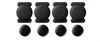 Black Airtag + Black magnetic sleeve(4 pack)