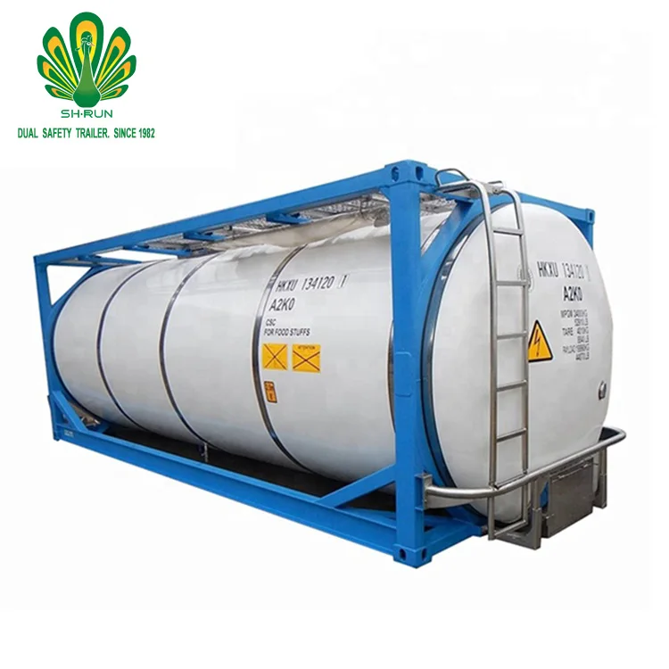 China ISO 20′ Bulk Cement Tank Container Factory Price