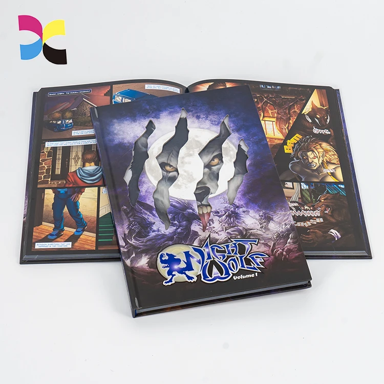 Custom  Offset Printing Embossed Surface Hard Cover A5 A4 Novel Book Printed From Pdf