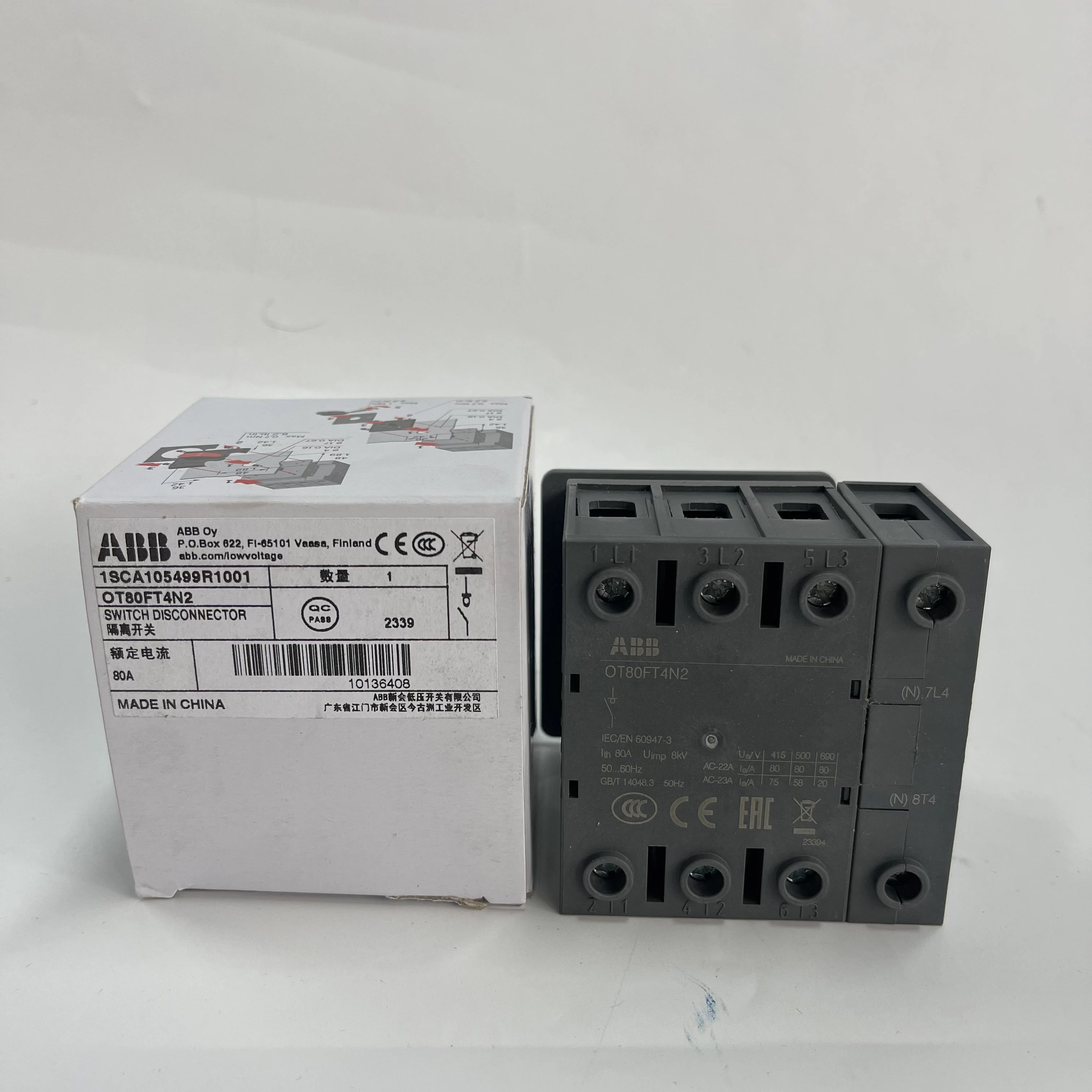 ABB Switch Disconnector OT80FT4N2