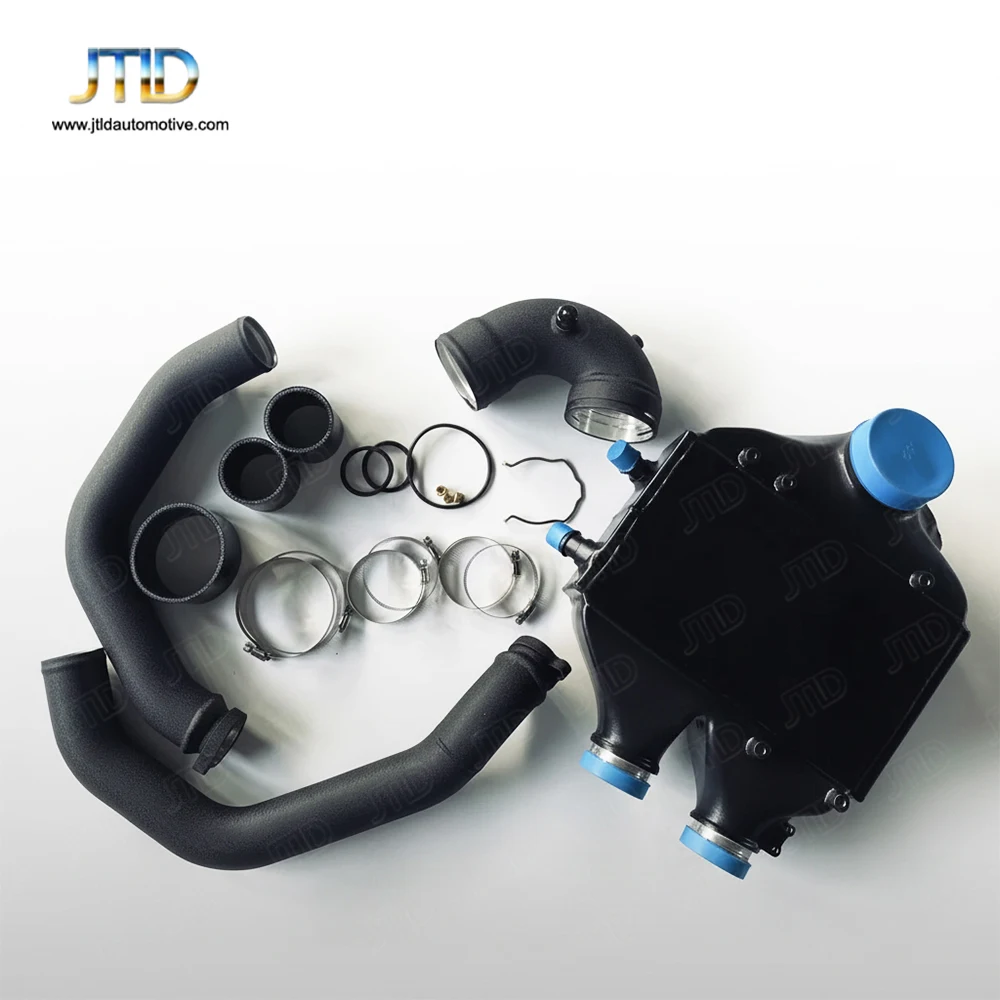 Complete Intercooler With Charge Pipe Turbo Inlet Pipe Kit For BMW S55 F80 M3 F82 M4 F87