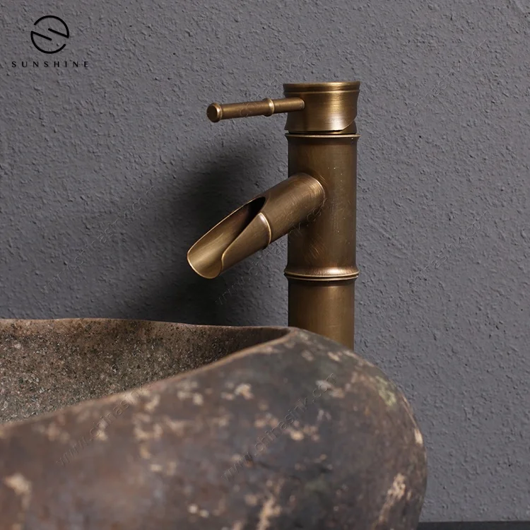 Factory Direct Natural River Cobble Stone Countertop Bathroom Vessel Sink