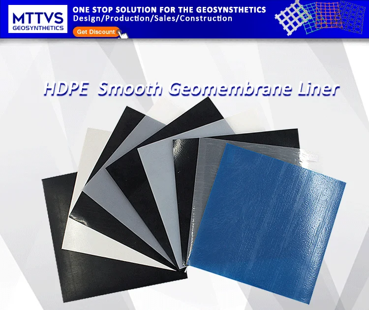 smooth geomembrane liner