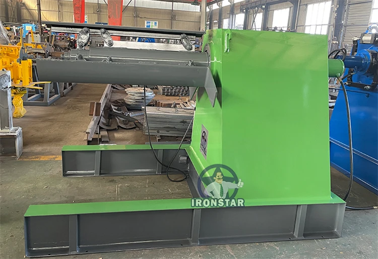 Double Decoiler And Automatic Uncoiler Straightener Feeder