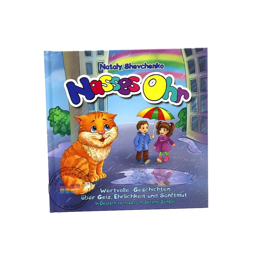 Top Quality Children English story books Full Color Custom Hardcover Children Kids Book Printing