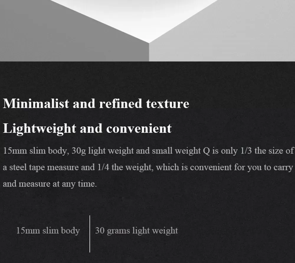 Rechargeable Measuring Tool Electronic Ruler Lcd Hd Screen Rolling