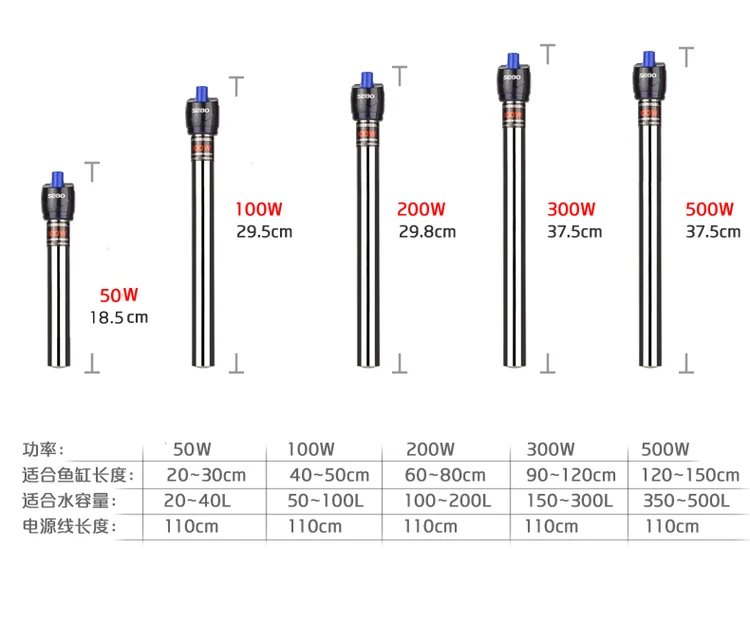 Sobo Electric Aquarium Heater, 25W, 100W, Explosion-proof - detail 10