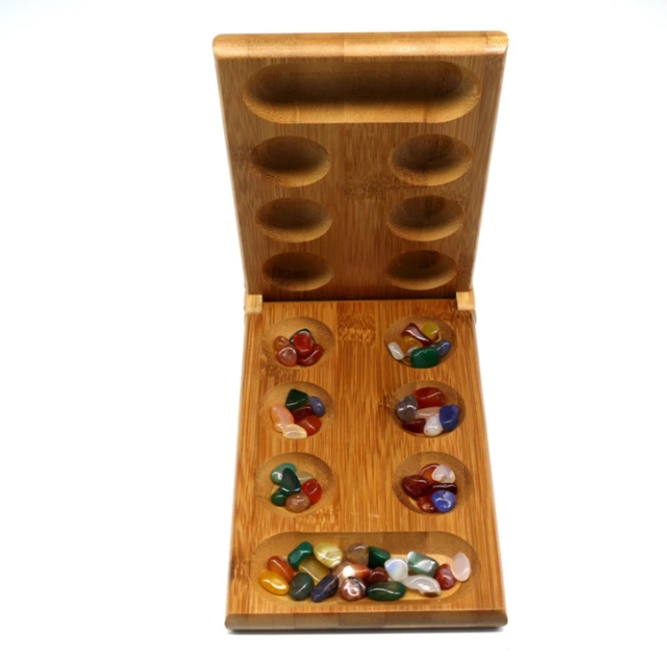 Toyvian Brinquedo Para Crianças Jogo de Tabuleiro Mancala 2Pcs