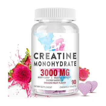 Creatine Monohydrate for Women Creatine Pills Performance & Recovery Creatine Chews Tablets