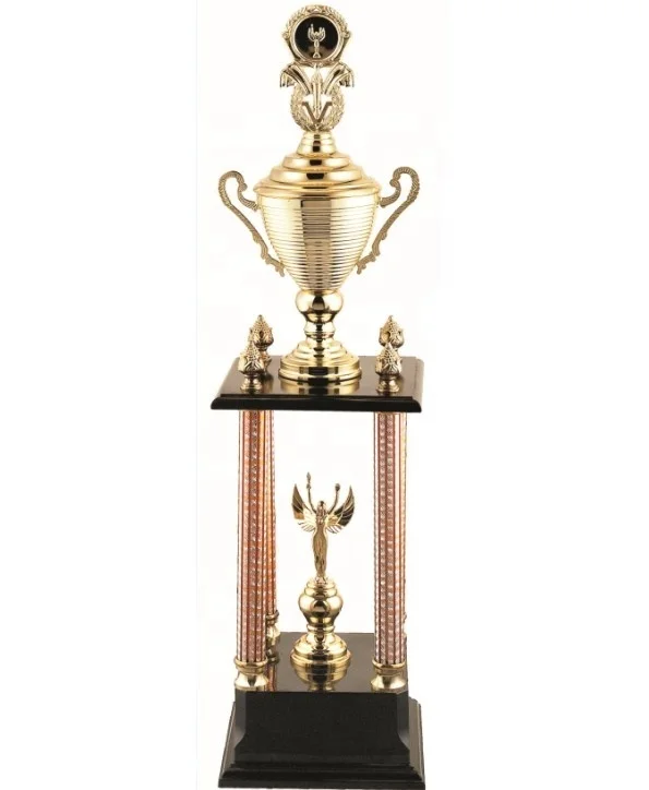 Large High Quality Customize Top Grade Big Metal Trophy