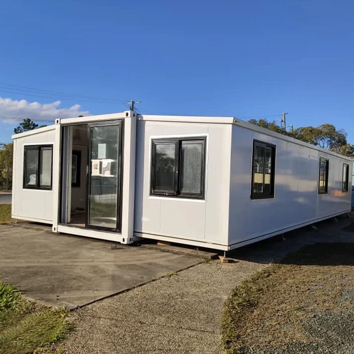 Quick Build 40Ft 20Ft Prefab Granny Flat Mobile Expandable Container Home 2 3 4 5 Bedroom Prefabricated Shipping Portable House