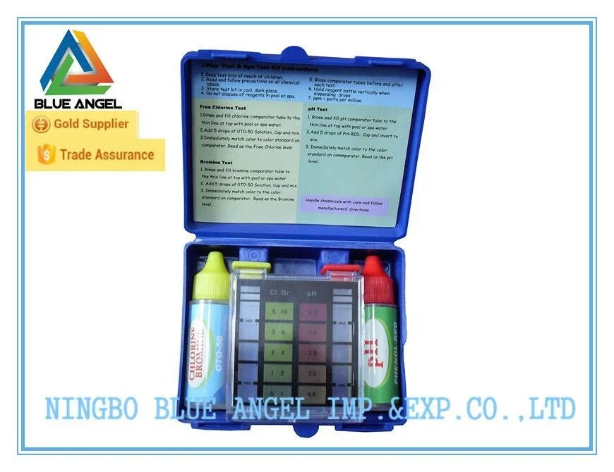 Kit Test Acqua 3 In 1 Labsales Per Vasca Idromassaggio, Spa E Piscina – PH, Cloro E Bromo
