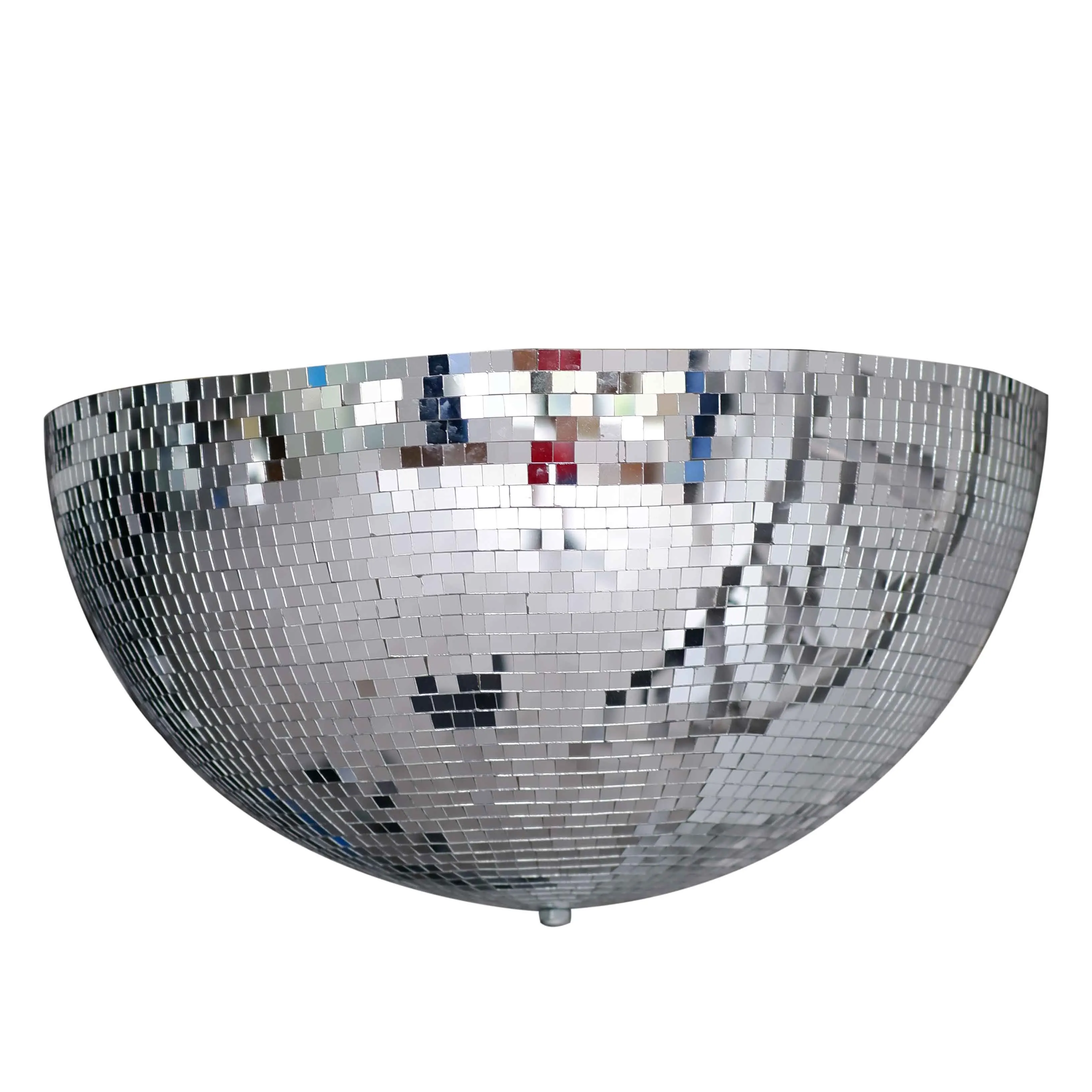 Gold Half Mirror Ball 12inch 30cm-With Built In Motor disco mirror