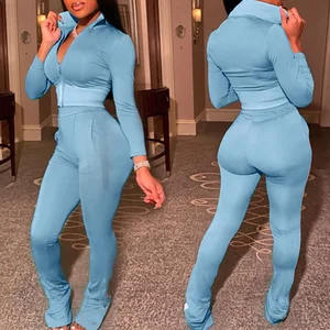 High Stretch Top and Pants Outfits Skinny Tracksuits Two Piece Fitness Leggings Loungewear Women Workout Sets Custom Body Suit