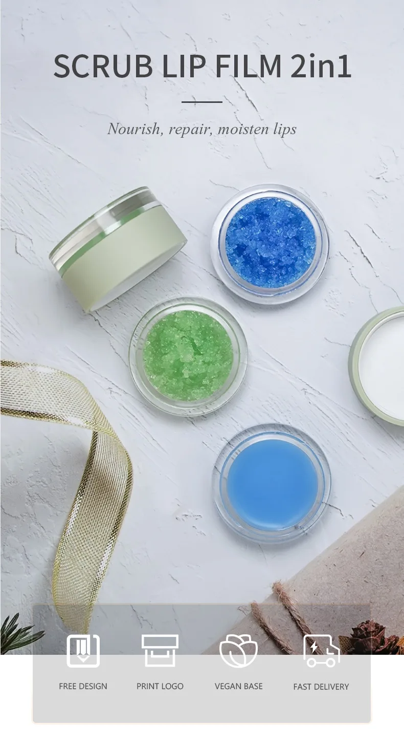 Custom Private Label Lip Scrub Jar Balsamos Labial Cheapest High Review