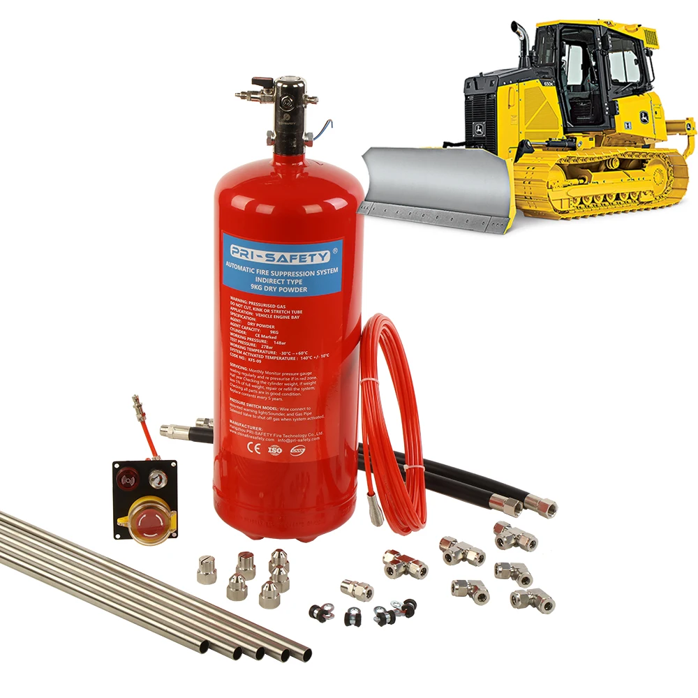 Advanced Fire Suppression System for Mining Vehicles