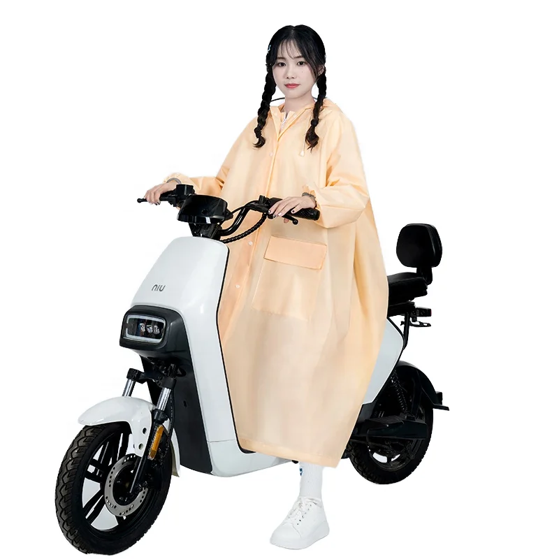 Waterproof EVA Plastic raincoat low price for motorcycle riders rain coat windproof hard-wearing