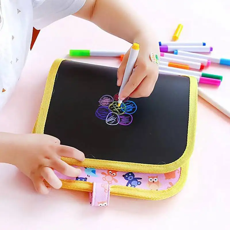 Manufacturer Custom Nice Quality Magic Portable Board Reusable Kid Children Painting Drawing Book For Doodle And Graffiti