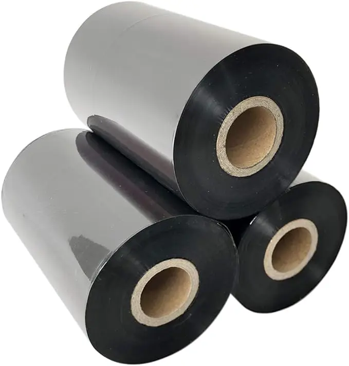 Zhi Ye 110x300 Thermal Transfer Ribbon Roll Premium Wax Resin General Purpose Label Printer Compatible Brother Zebra 30mm-330mm