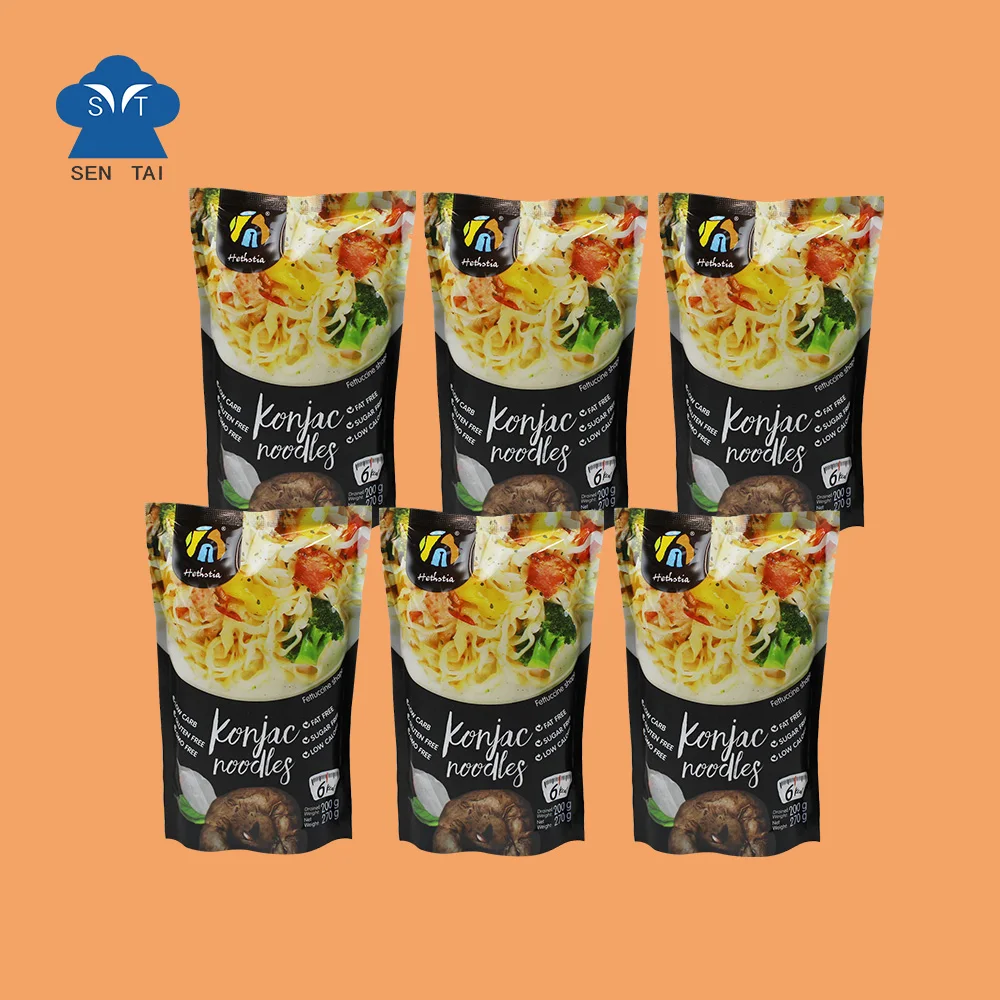 100% натуральный Конжак макароны из низкокалорийных пищевых волокон диетическая плита лапша