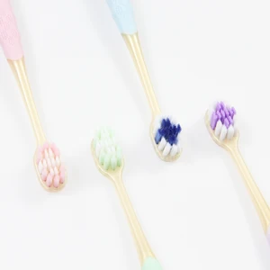 Japan Korea Hot Selling Adult Golden Handle Toothbrush Special Bristles High-end Modern New Life Gum Care Tooth Brush