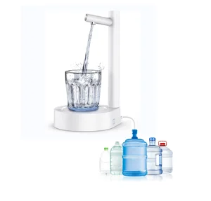 Smart Rechargeable Desktop Water Dispenser 5 Gallon Bottles 7 Level Quantitative USB/Electric Tabletop Cold Dispenser for Hotel