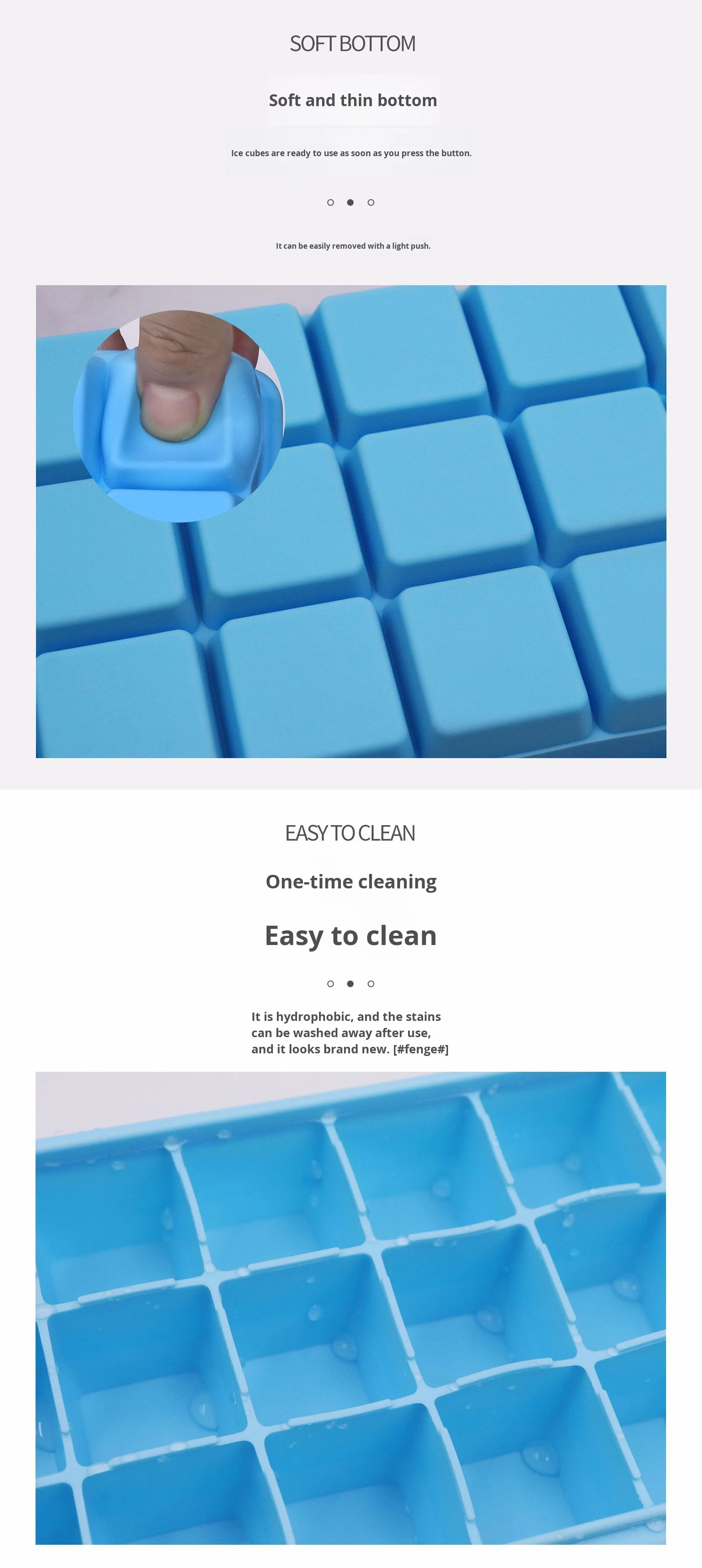 21-Grid Silicone Ice Compartment Fresh-Keeping Cocktail Beverage Ice Cube Mold Ice Making Box for Ice Cream Tools details