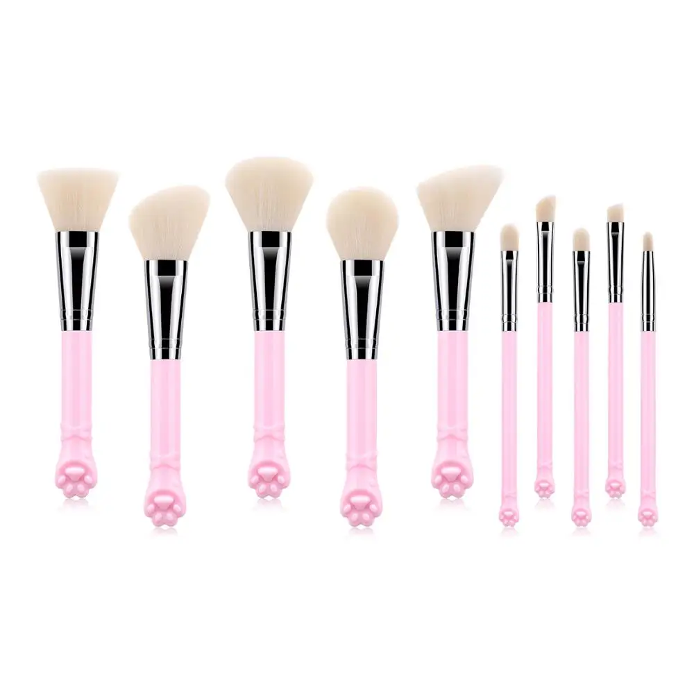 Pincel Brochas Patita De Gato Makeup Brush Brochas En Forma De