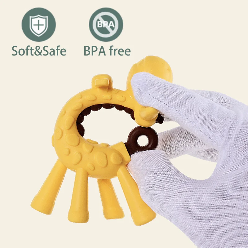 Food Grade Soft Silicone Baby Teether Giraffe Animal Shape Chew Toy Mordedor Sucette Bebe Buy Amazon Hot Sale Bpa Free Giraffe Teething Toy For Bay Wholes Silicone Baby Teethers Teether Silicone Baby Bpa