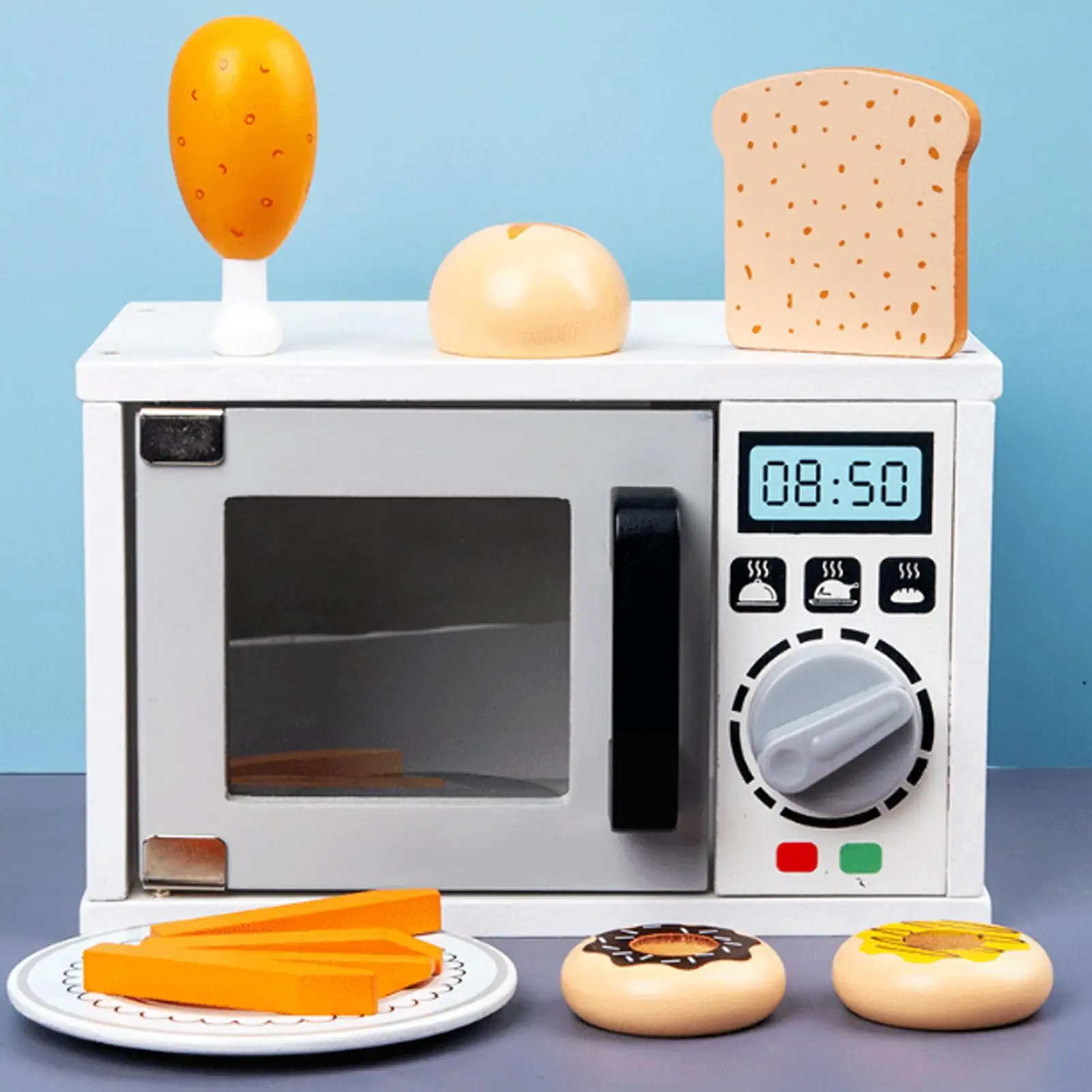 Juguetes De Cocina De Simulación De Madera Para Niños Horno Microondas Alimentos Para Hornear Juegos Interactivos Para Padres E Hijos Juguetes De Cocina Aliexpress