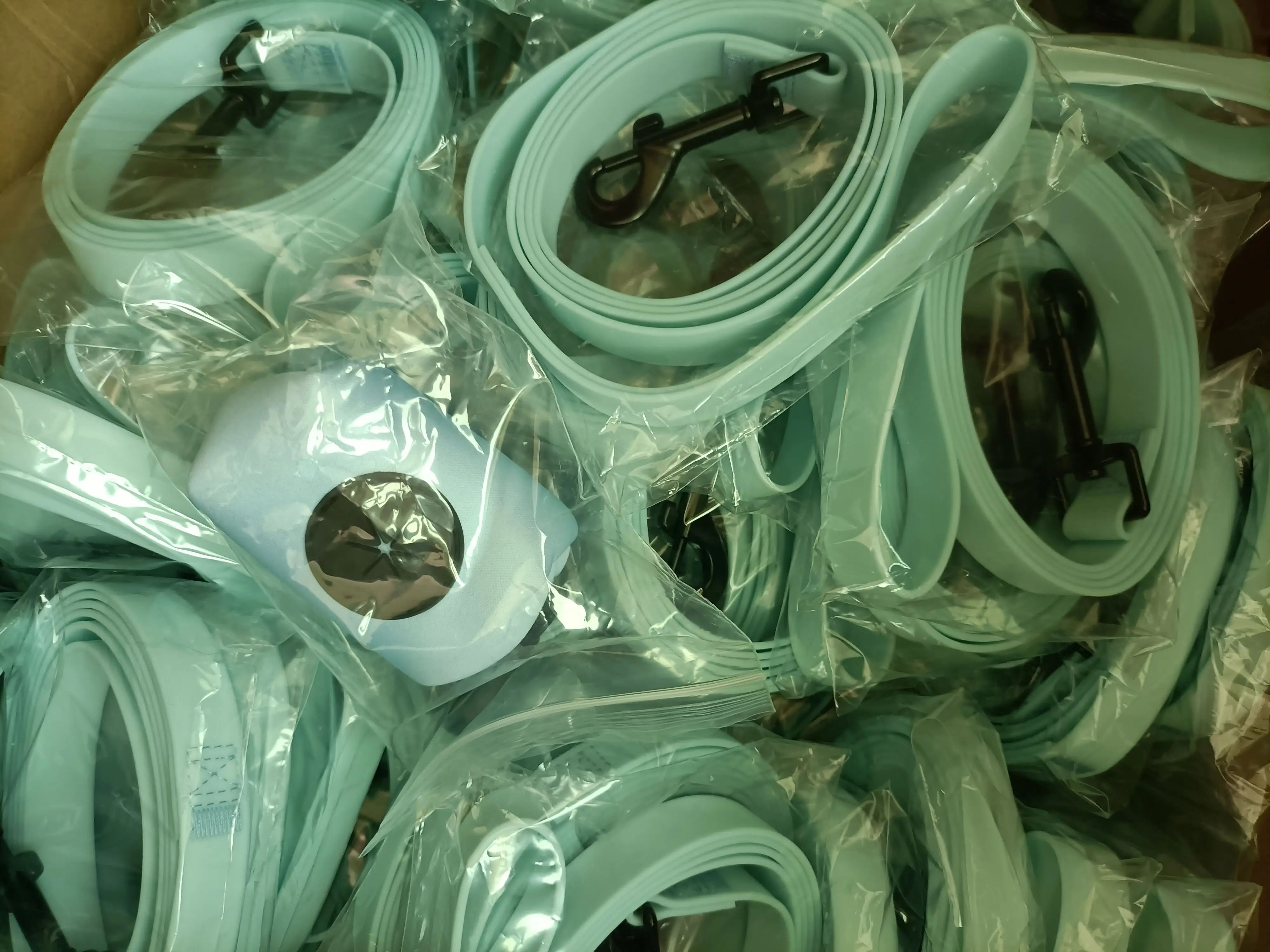 Pet Supplies Pvc Dog Collar Leash With D-ring Buckle Manufacturer Hand ...