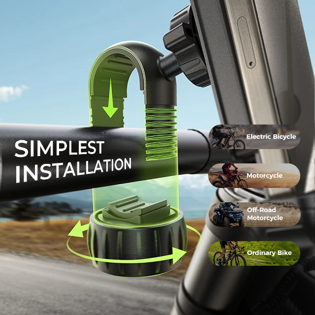 AD LISEN Bike Phone Mount - Off-Road & City E-Scooter