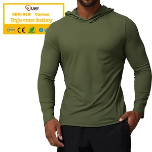 Wholesale High Quality Sports Casual Lightweight Quick Drying Gym Pullover Slim Fit Hoodie for Man