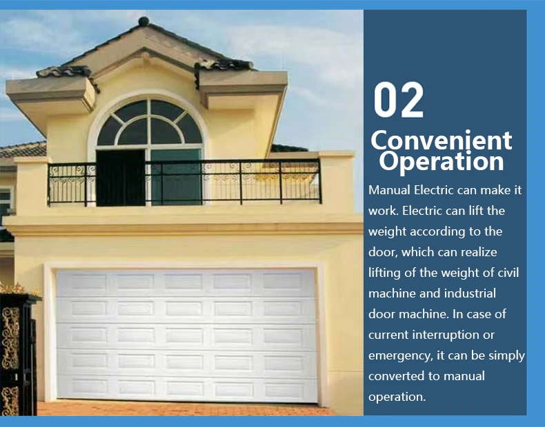 New Products 16x8 Stunning Aluminium Soundproof Garage Door For Sale