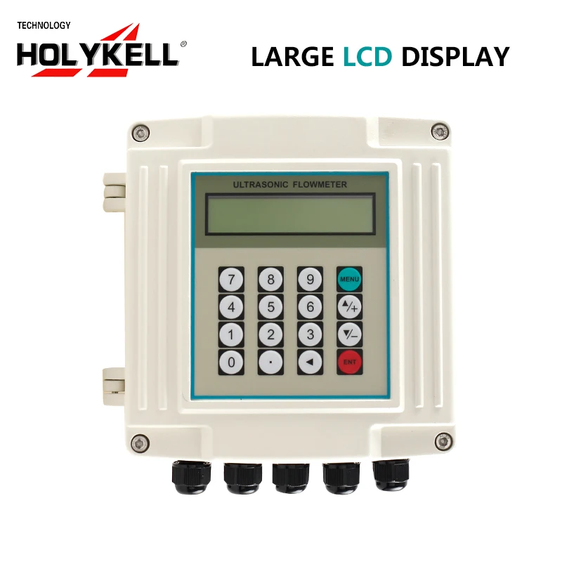 Holykell Factory Made in China Ultrasonic Flow Meter and Clamp on Flow Meter