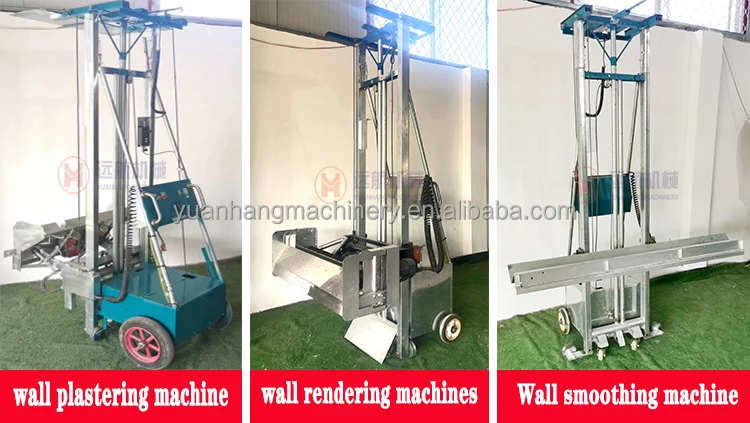 Automatic Wall Render Rendering Machine Brick Fly Ash Gesso Plastering Concrete Cement Spray Plaster Wall Plastering Machine