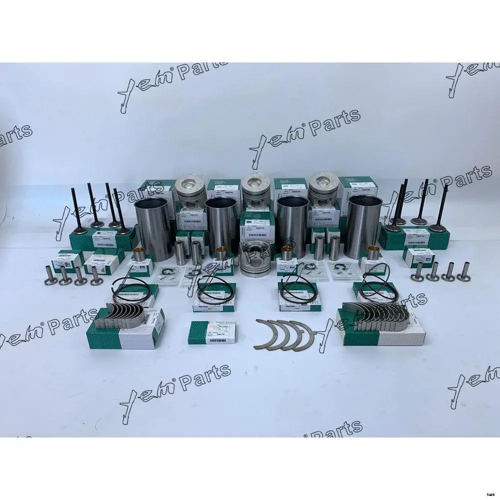Factory Price 4JB1 Cylinder Liner Kit With Piston Rings Liner Valve Bearing Set for Isuzu