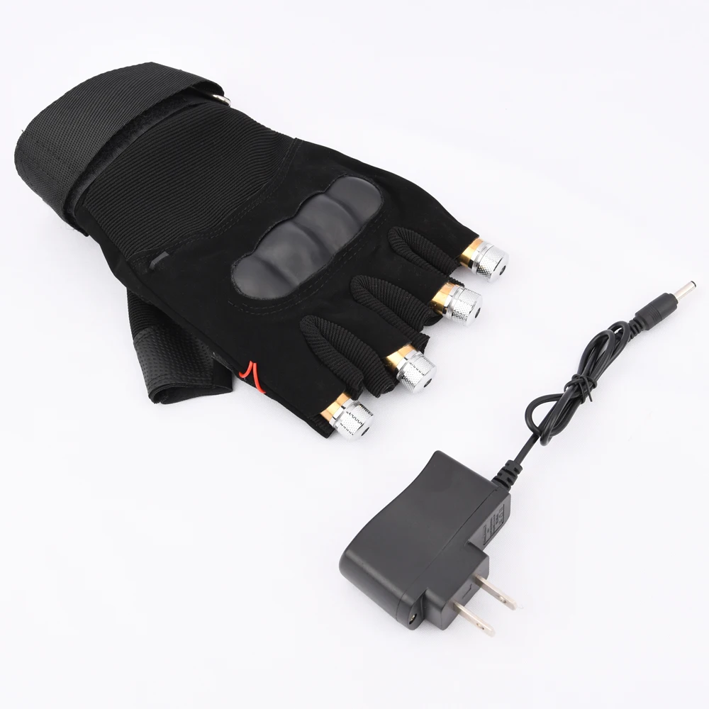 Fast Delivery DJ Club Stage Light Gloves Red Green Purple LED Laser for Dancing Ramadan Occasion Bars Light Guantes Laser Gloves