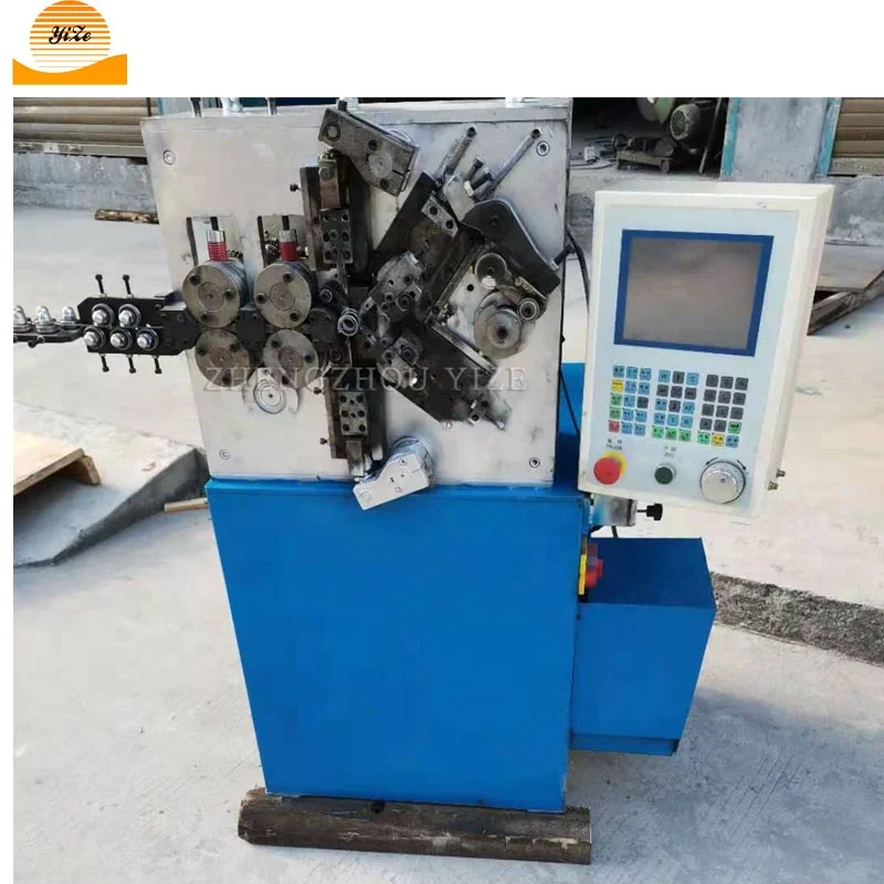 Cnc Auto 3d Steel Wire Rotation Torsion Garage Door Leaf Spring Machine Rolling Shutter Spring Forming Machine Bending Machine