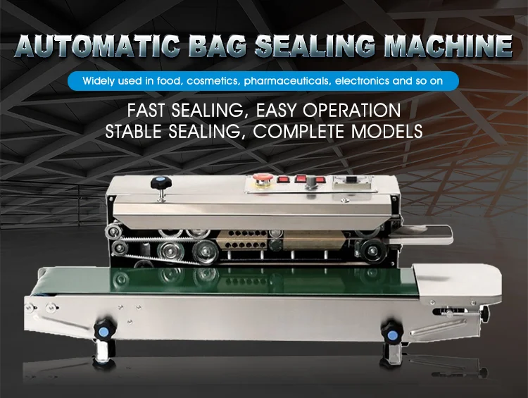 Fr900s Horizontal Continuous Sealer And Bag Sealing Machine With Date ...