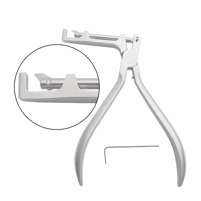 12 Month Warranty Dental Ortodoncia Orthodontic Plier Buccal tube Cap Removal Plier of Professional Dental Tools