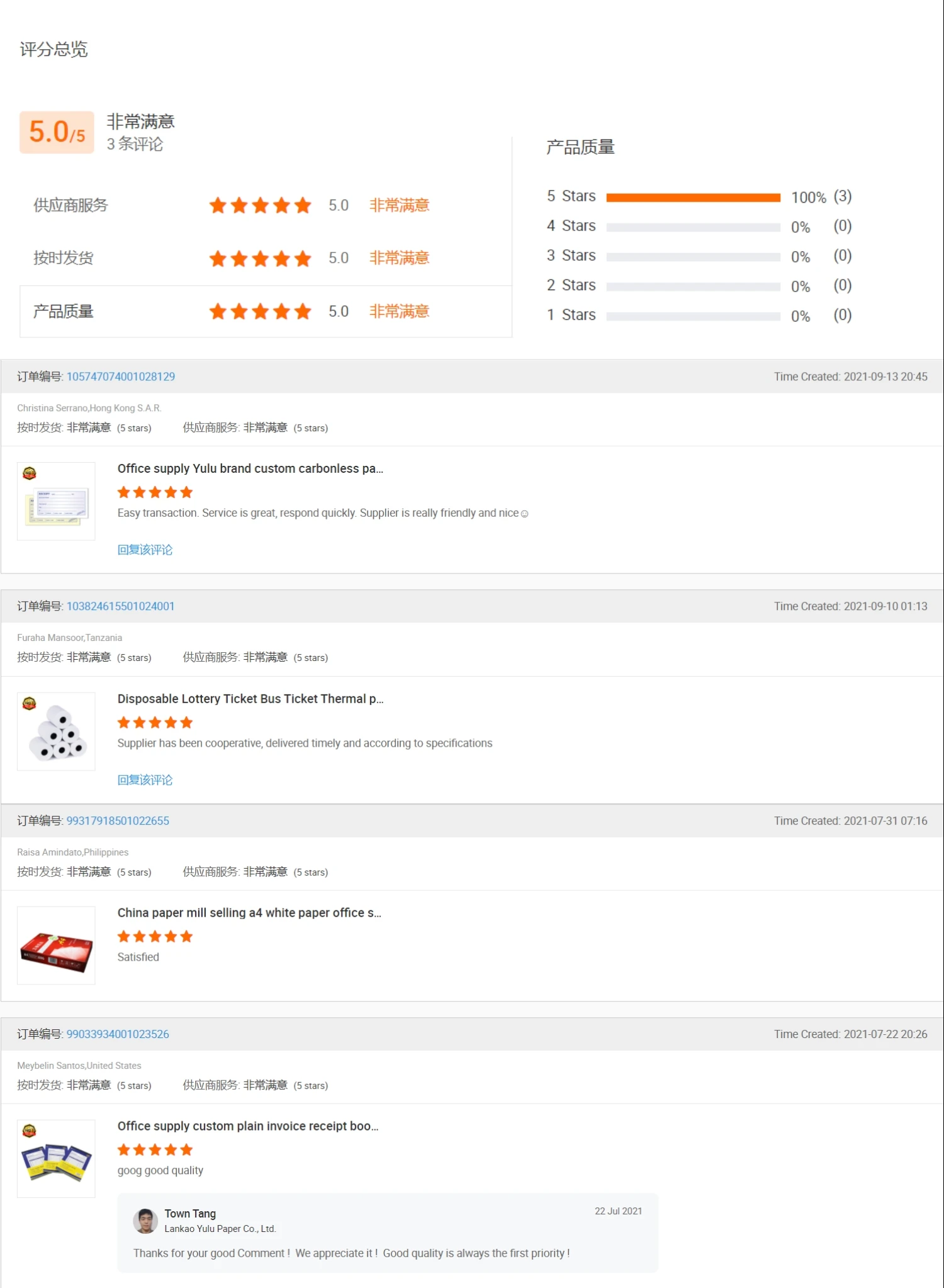 Factory wholesale low price sells carbonless copy paper & paperboard printing register book