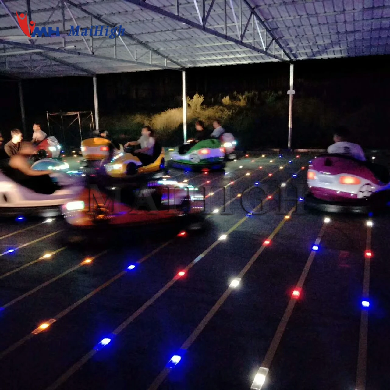 Modern Kids Ground Net Electric Bumper Car Price With Lights Floor