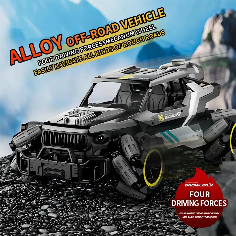Brawley Rc Monster Truck 1:18 Scale Brushed Motor 4 Channel Remote Control Off Road Racing Car For Kids Ages 8 To 13