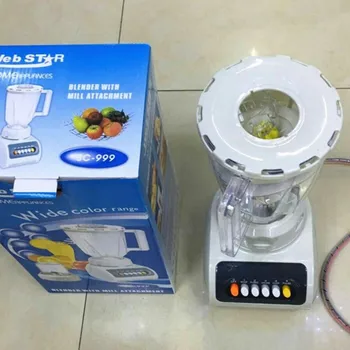 Solar DC High Performance Glass Jar 6 Blade Blenders Kitchen