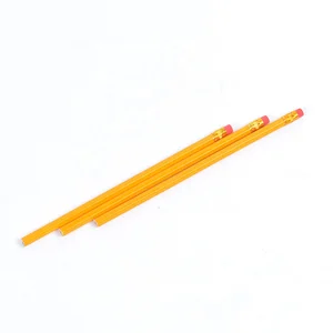 Factory Direct Wholesale Customized Logo Hexagonal Wooden Pencil High Quality Standard HB 2B 4B 6B Pencils with Eraser