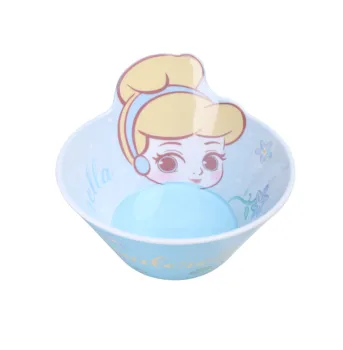 Disney Cinderella bowl Cartoon Melamine tablewares dinnerware dining ware sou noodle 3Dshape